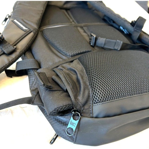 Basecamp Backpack Black Tactical Hiking Laptop Bag Unisex Travel Bag Padded - Picture 10 of 13